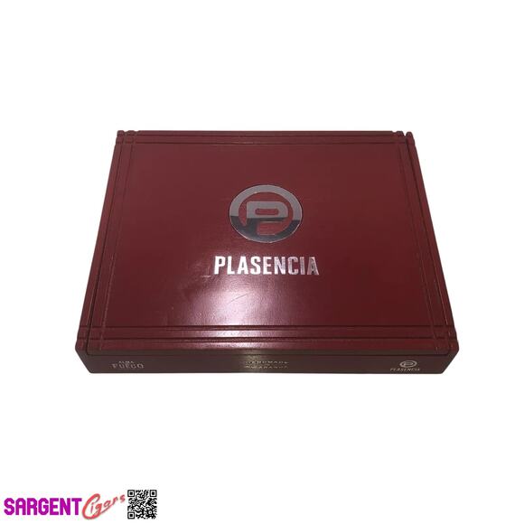 Plasencia Alma Fuego Flama Empty Wooden Cigar Box 10x8.25x1.5 - Picture 2 of 6